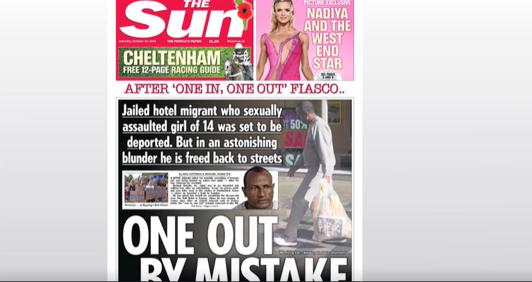 National newspaper front pages for today