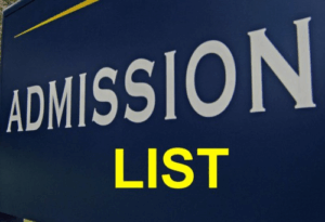 Schools Whose Admission Lists Have Been Released 2025/2026