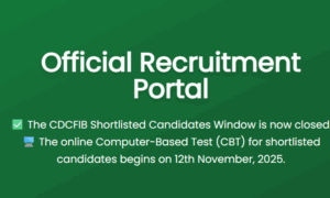 Updates On CDCFIB Recruitment