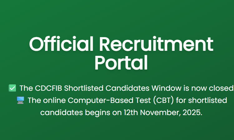 Updates On CDCFIB Recruitment