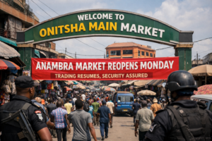 Anambra Govt Announces Reopening of Onitsha Main Market on Monday