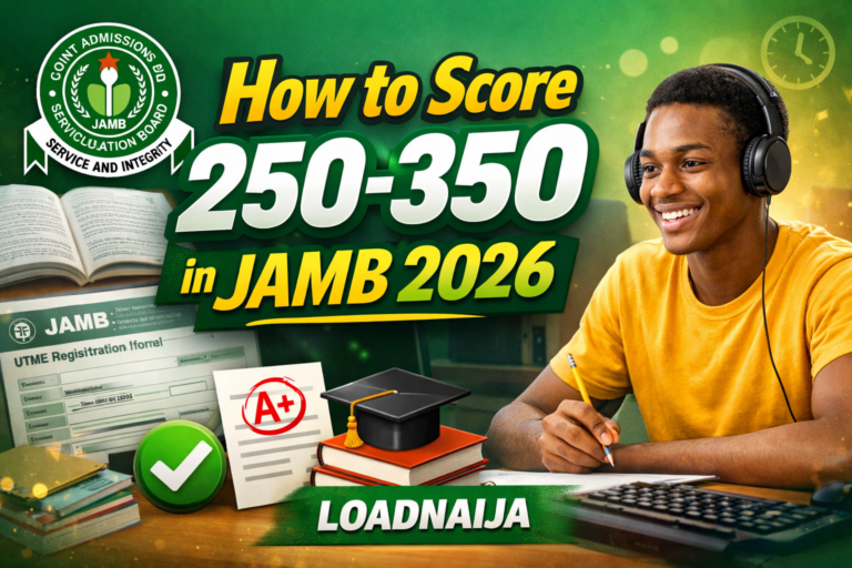 How to Score 250–350 in JAMB 2026
