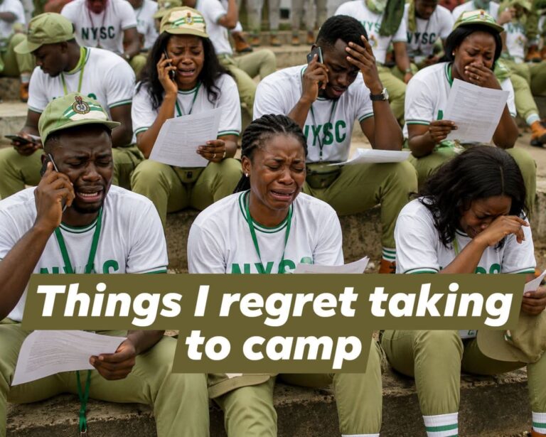 7 Things I Regret Taking to NYSC Camp