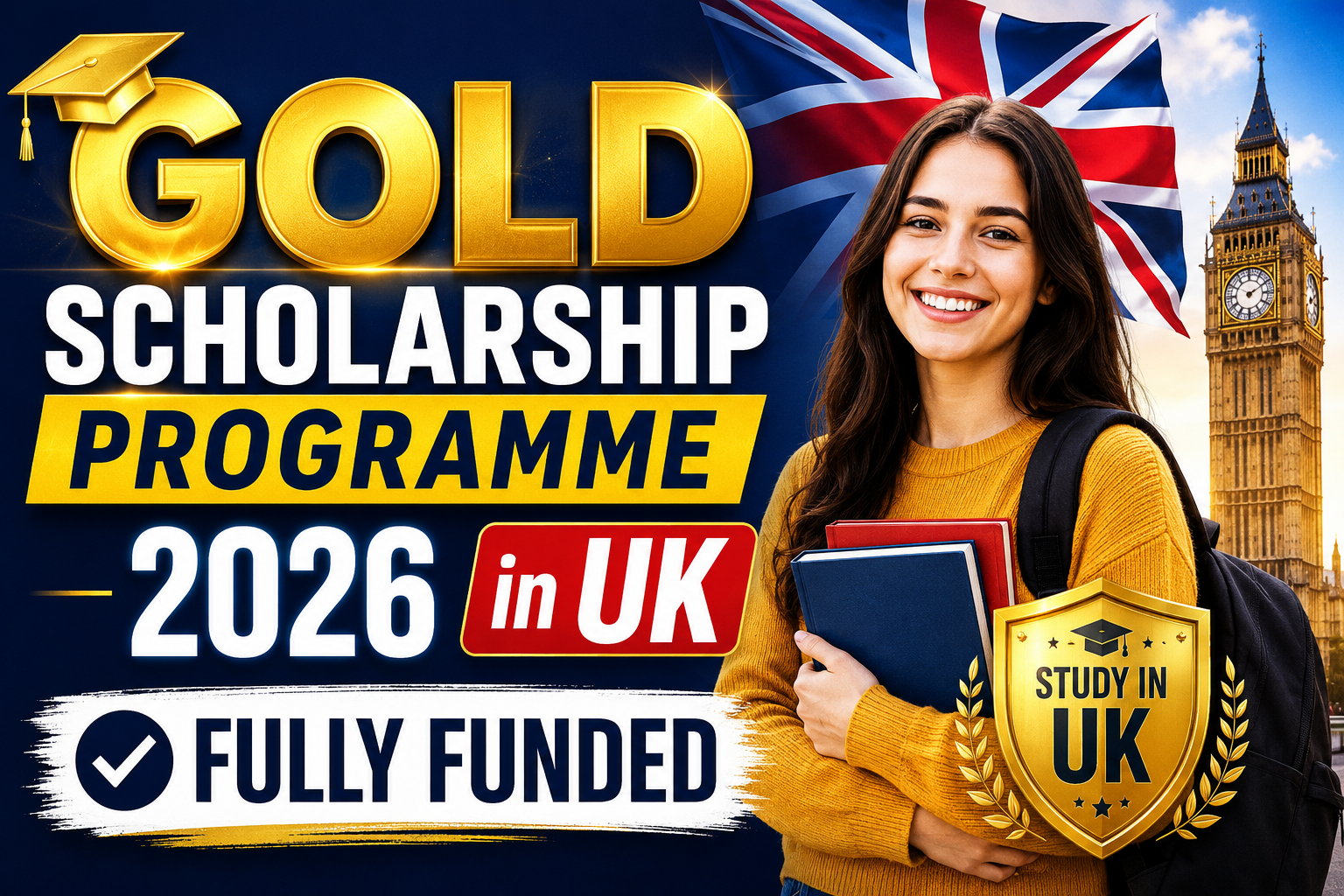 Gold Scholarship Programme 2026 in UK | Fully Funded