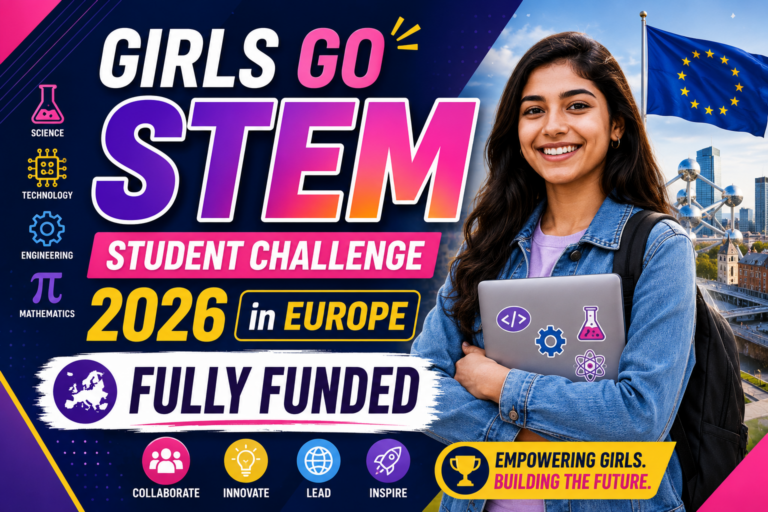 Girls Go STEM Student Challenge 2026 in Europe | Fully Funded