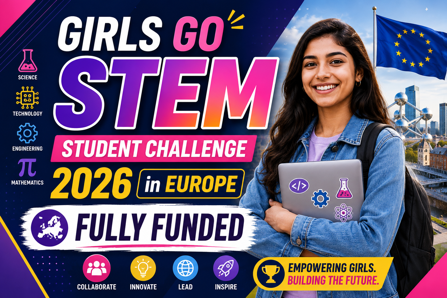 Girls Go STEM Student Challenge 2026 in Europe