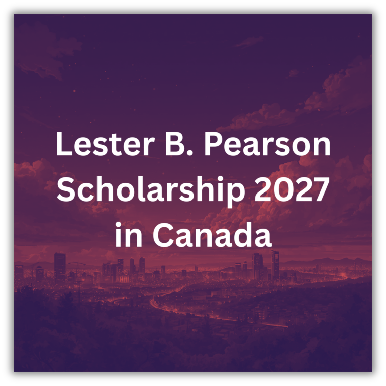 Lester B. Pearson Scholarship