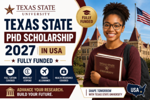 Texas State PhD Scholarship 2027