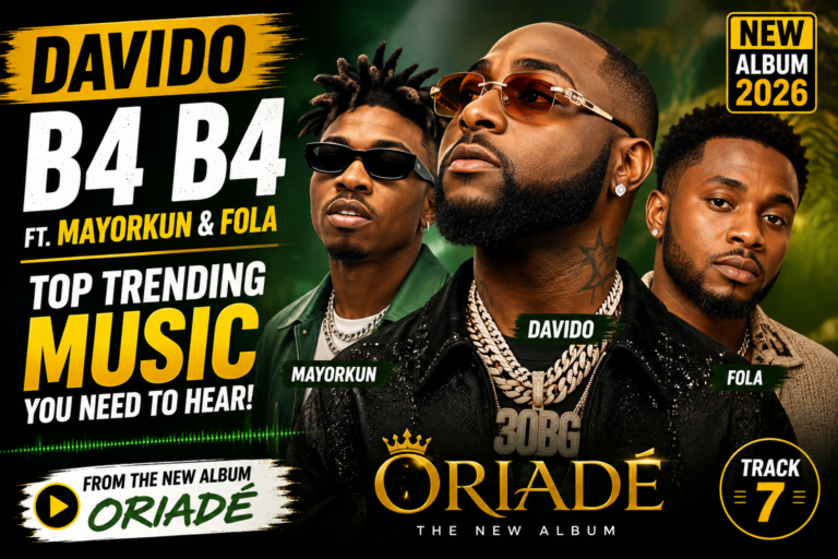 Davido, Mayorkun & Fola Release “B4 B4” From New Album Oriadé